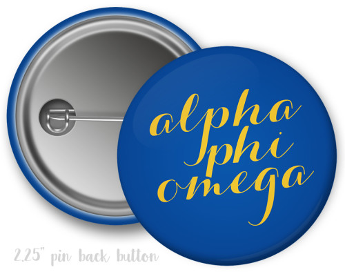 APhiO Script Button - Uptown Greek