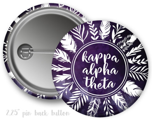 KAO Feathers Button - Uptown Greek